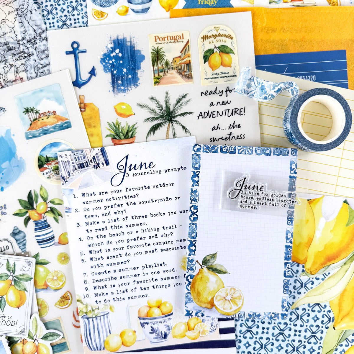 Mediterranean Muse Deluxe Journaling Kit- June 2025