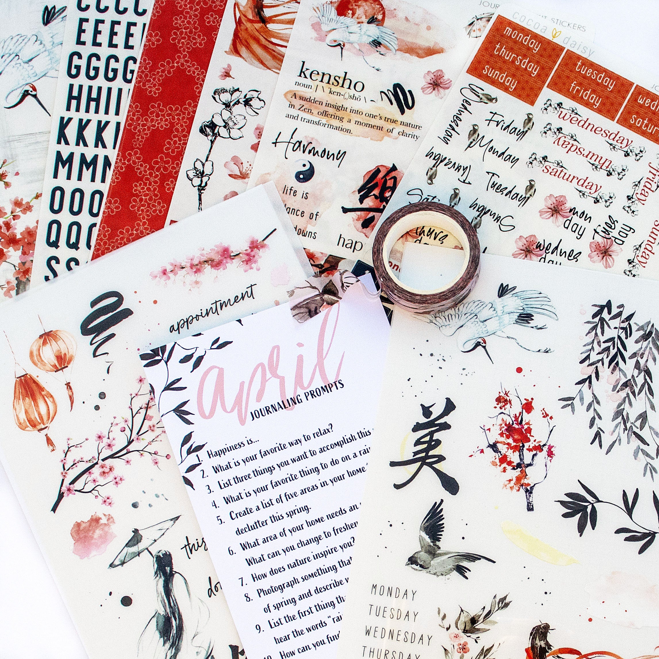 Serenity Journaling Kit - April 2025