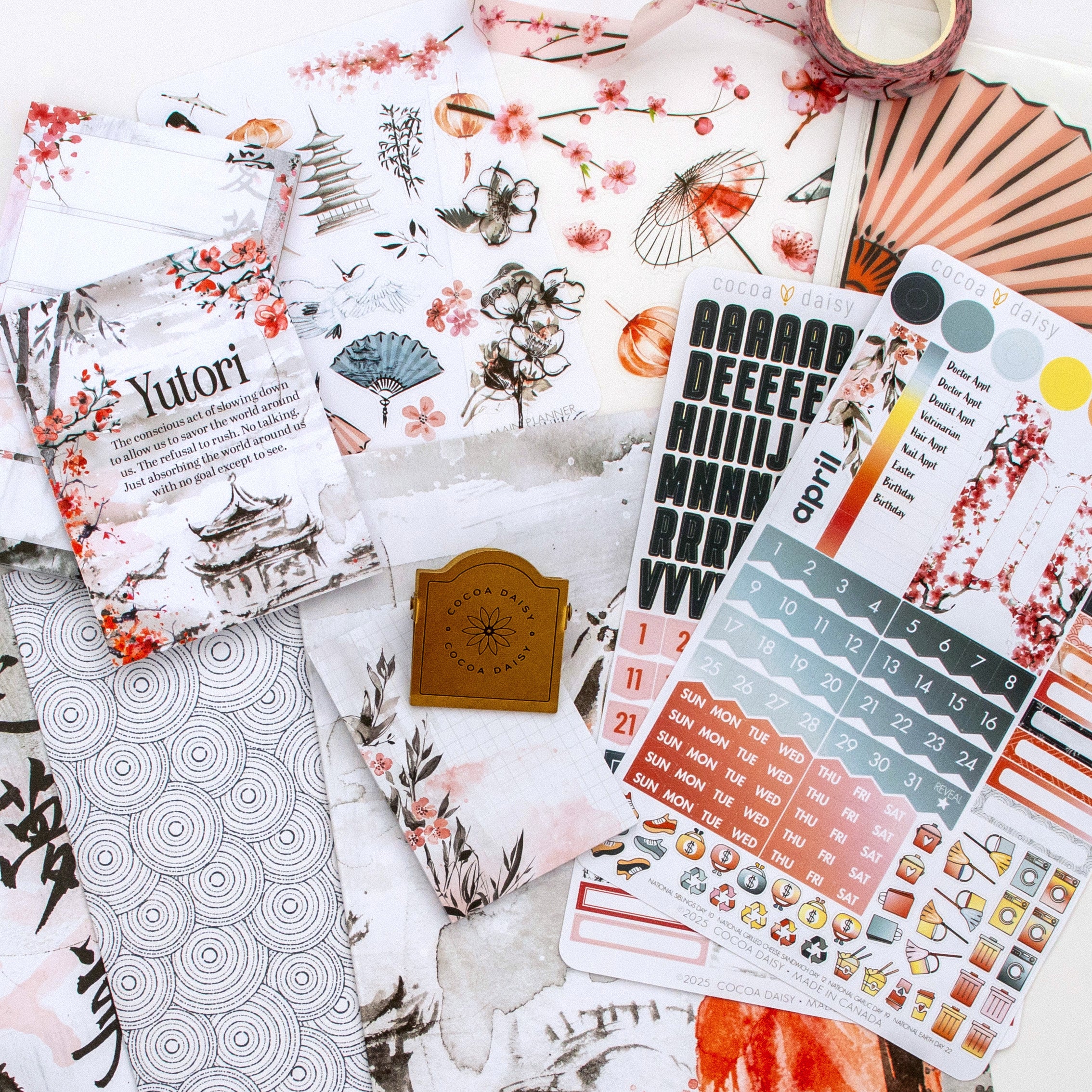 Serenity Planner Kit - Choose your insert or notebook - April 2025