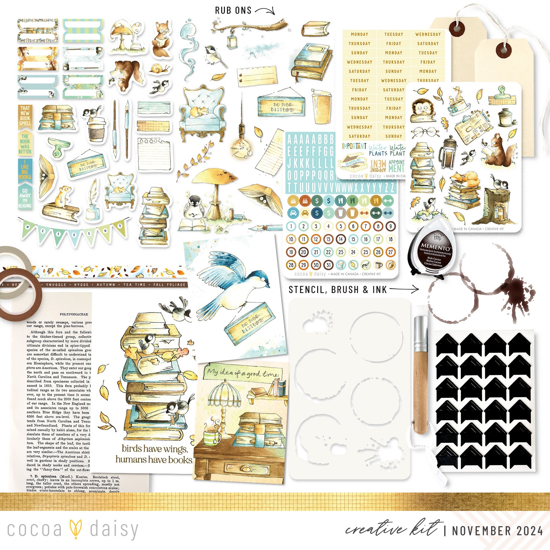 Chapters Creative Kit November 2024 – Cocoa Daisy