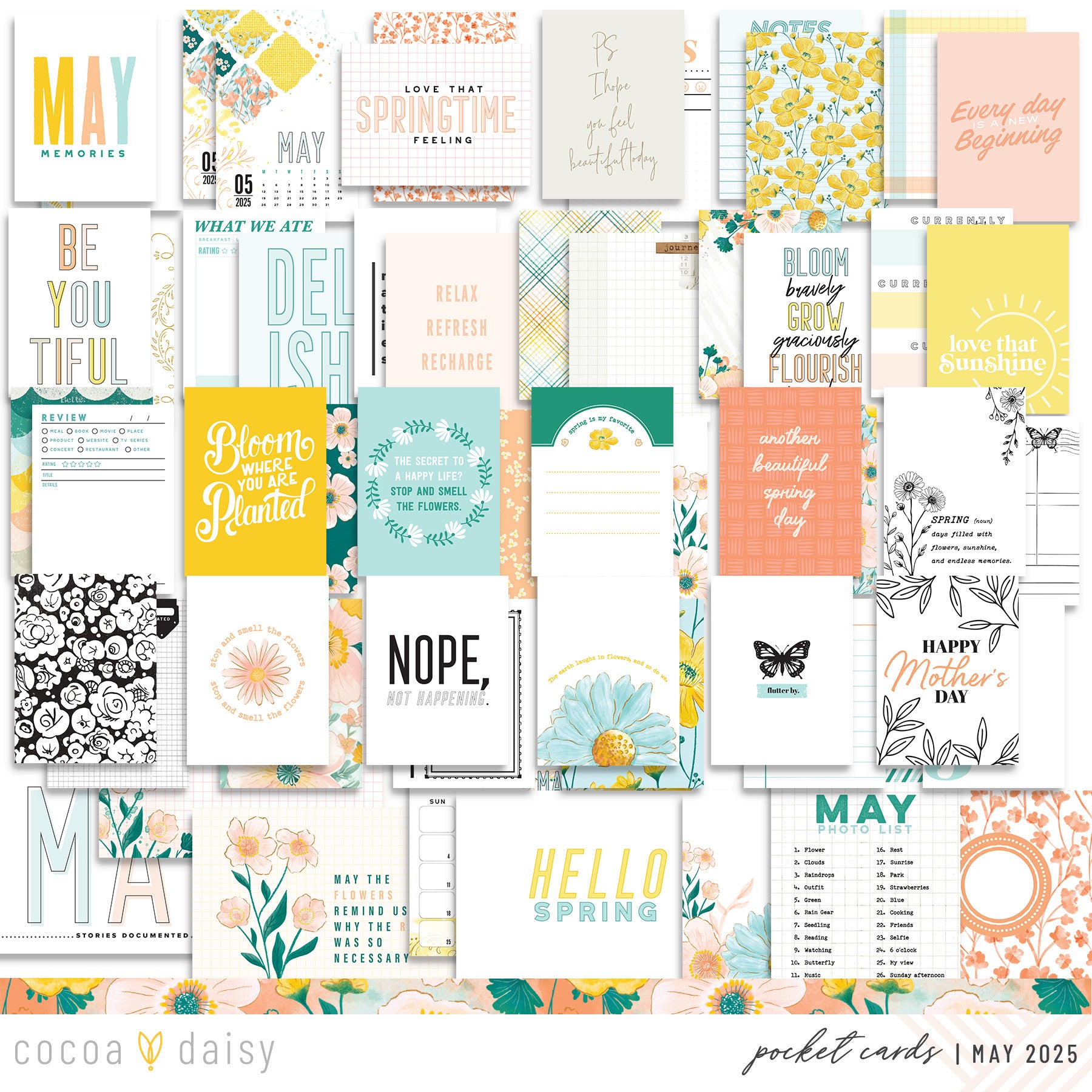 Flourish Scrapbooking Kit - Choose Your Add On - May 2025