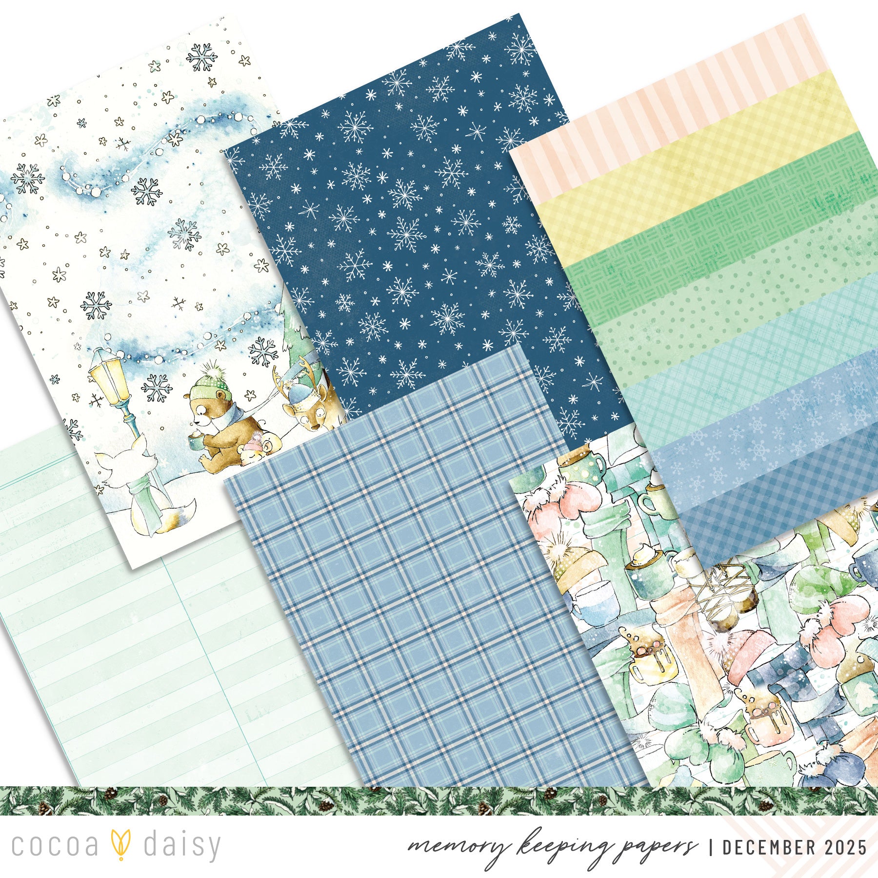 Snow Day Society Scrapbooking Kit - No Add Ons - December 2025