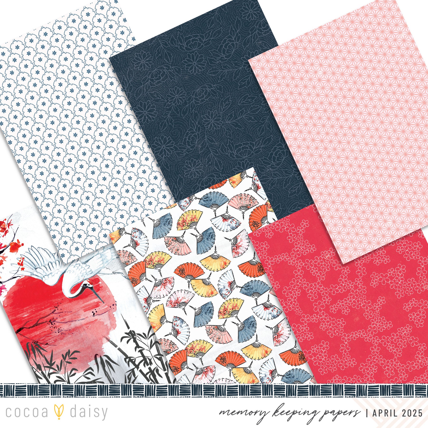Serenity Scrapbooking Kit - Choose Your Add On - April 2025