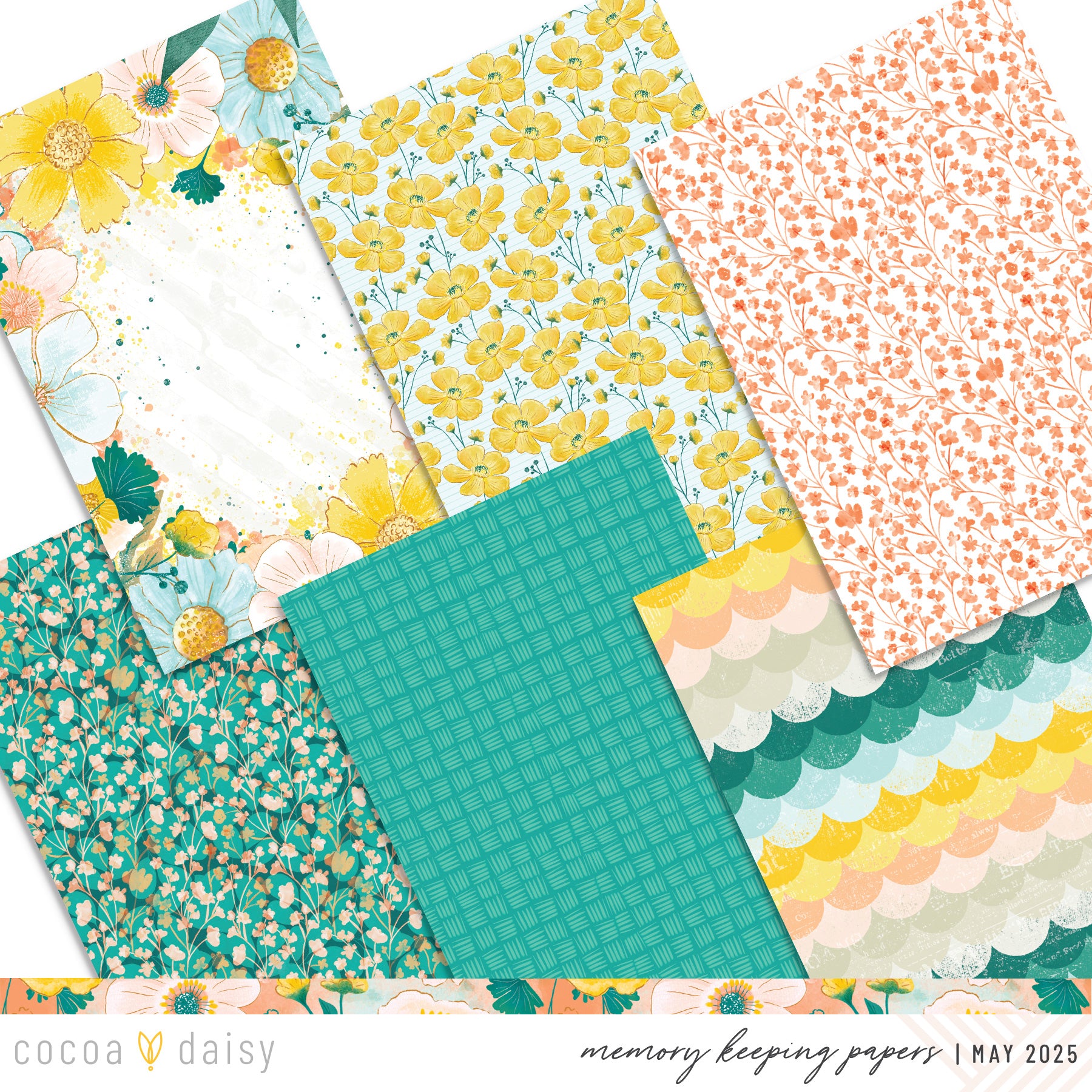 Flourish Scrapbooking Kit - Choose Your Add On - May 2025