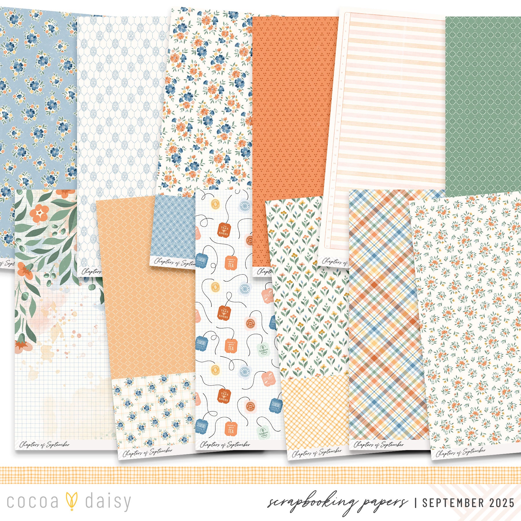 Chapters of September Scrapbooking Kit - Choose Your Add On - September 2025