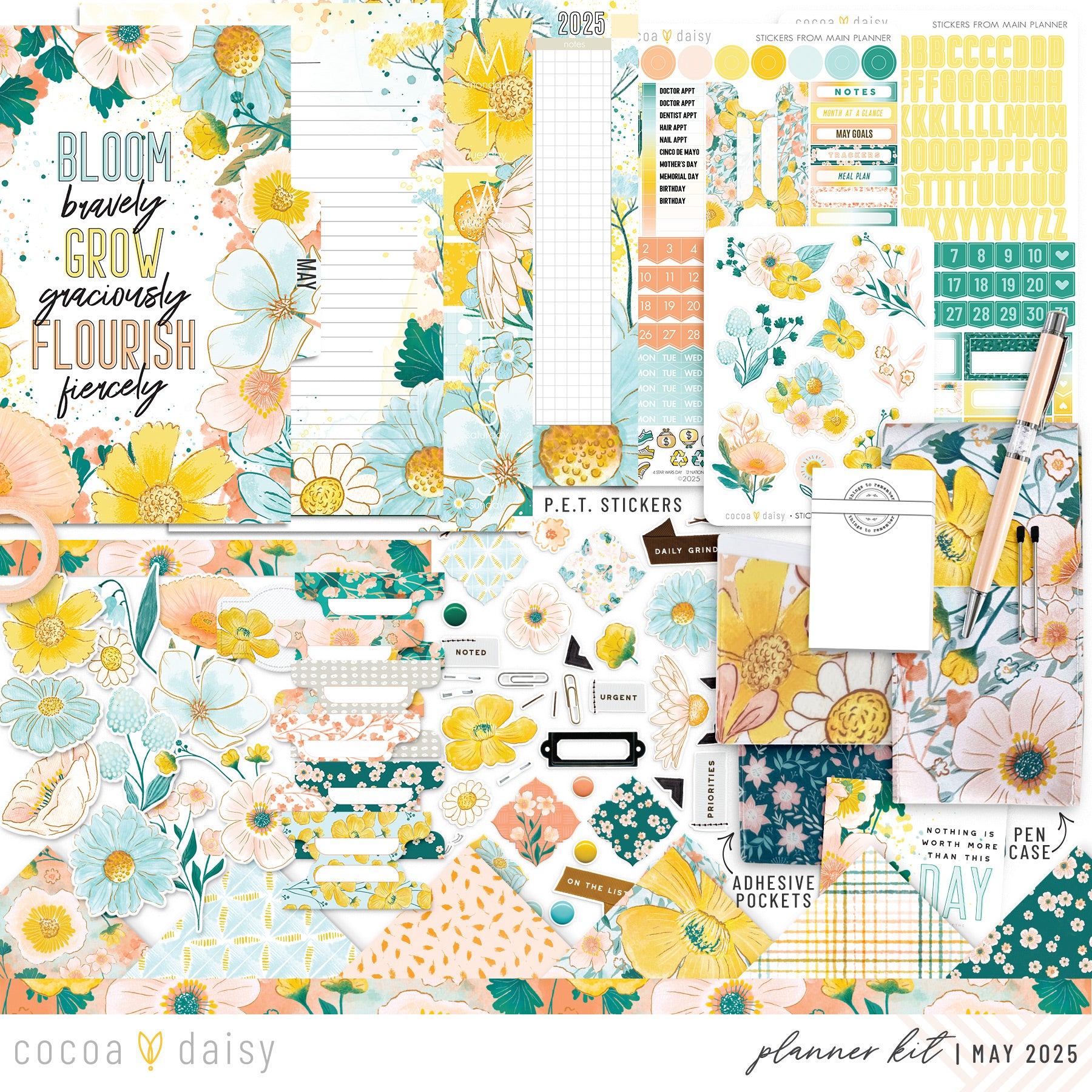 Flourish Planner Kit - Choose your insert or notebook - May 2025