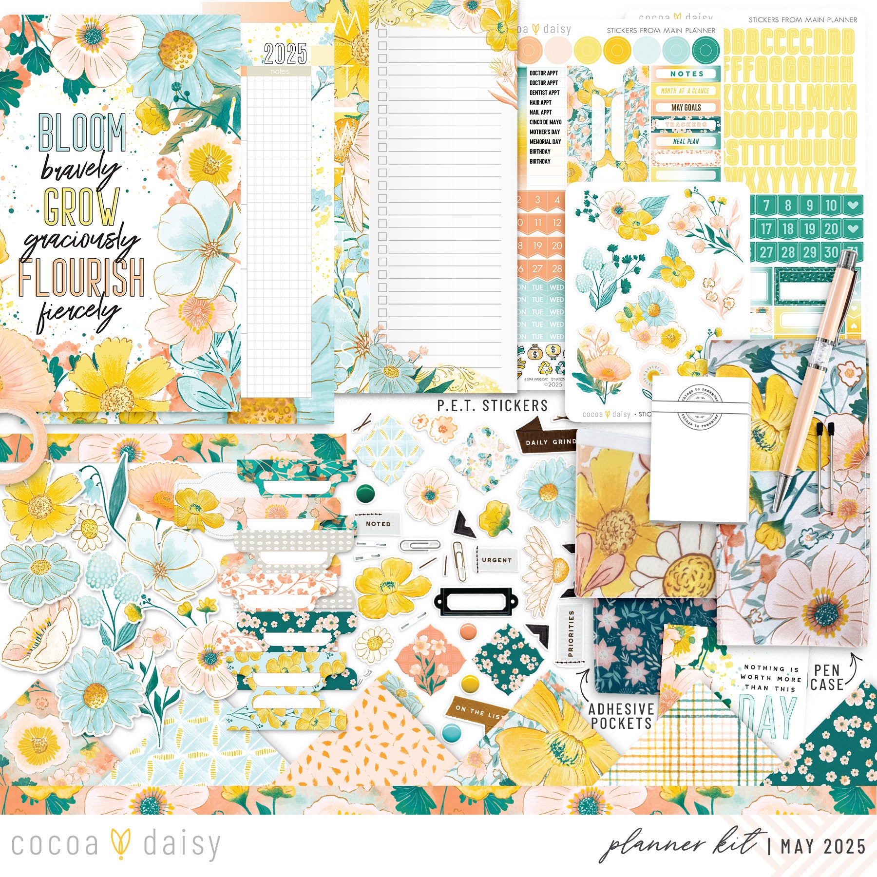 Flourish Planner Kit - Choose your insert or notebook - May 2025