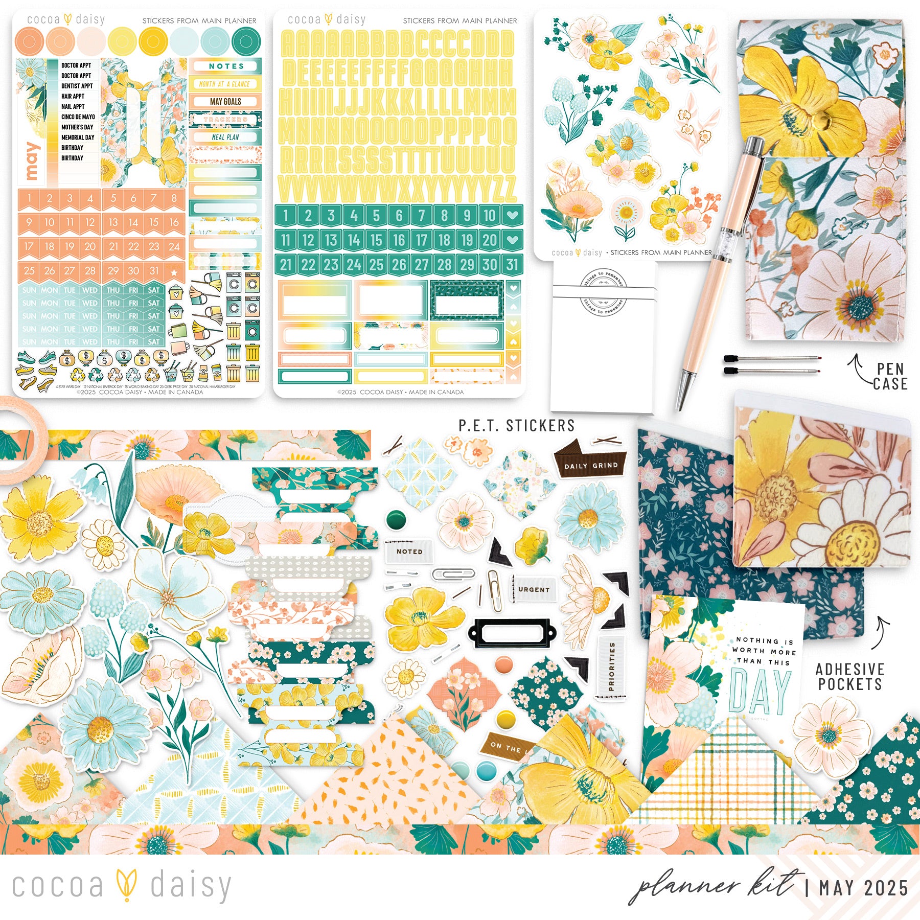 Flourish Planner Kit - Choose your insert or notebook - May 2025