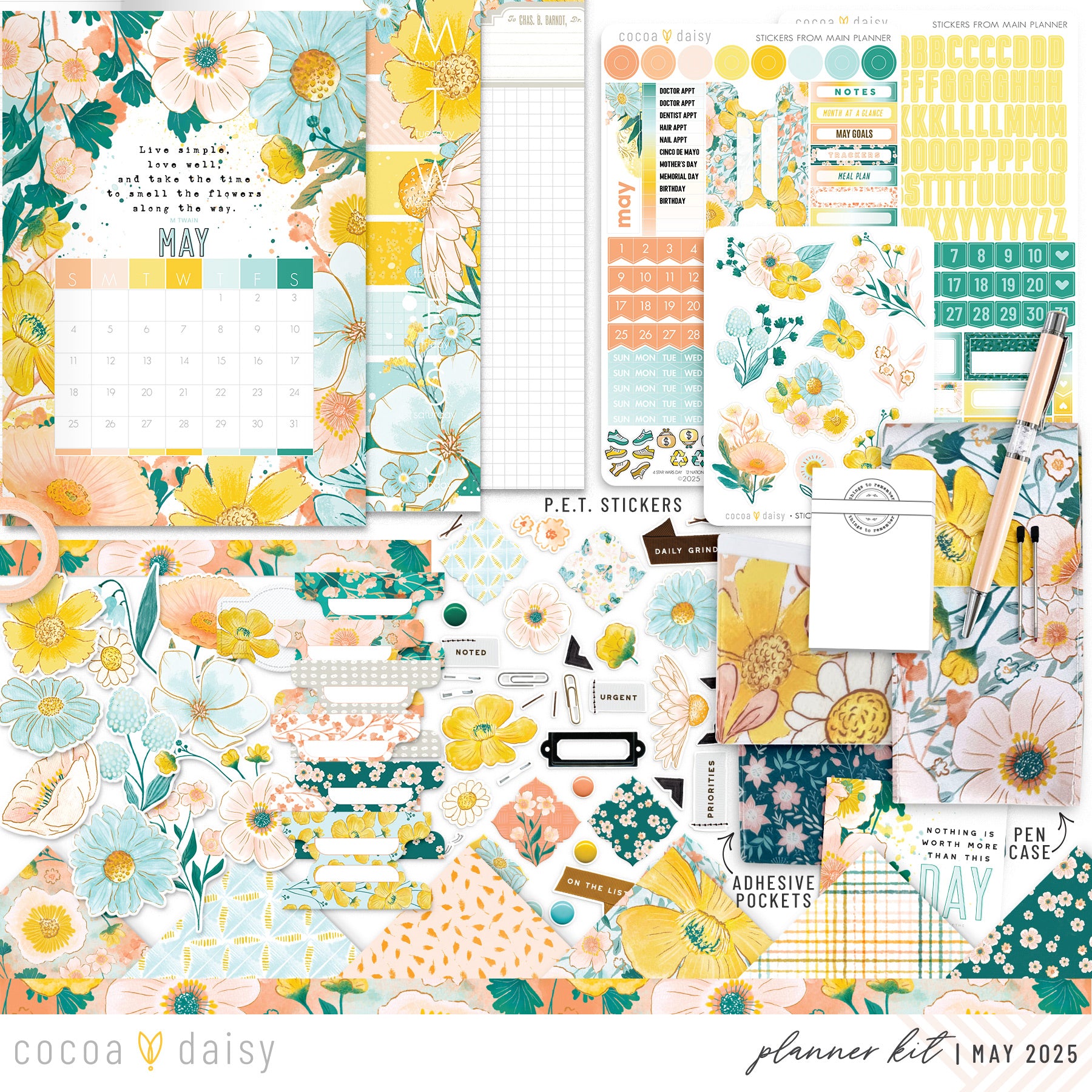 Flourish Planner Kit - Choose your insert or notebook - May 2025