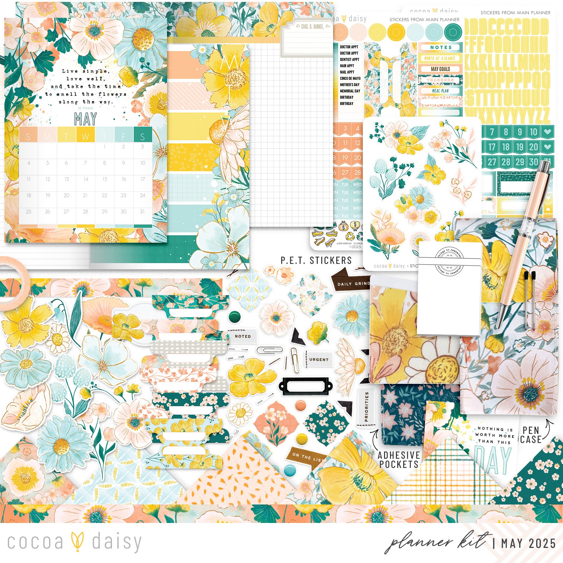 Flourish Planner Kit - Choose your insert or notebook - May 2025