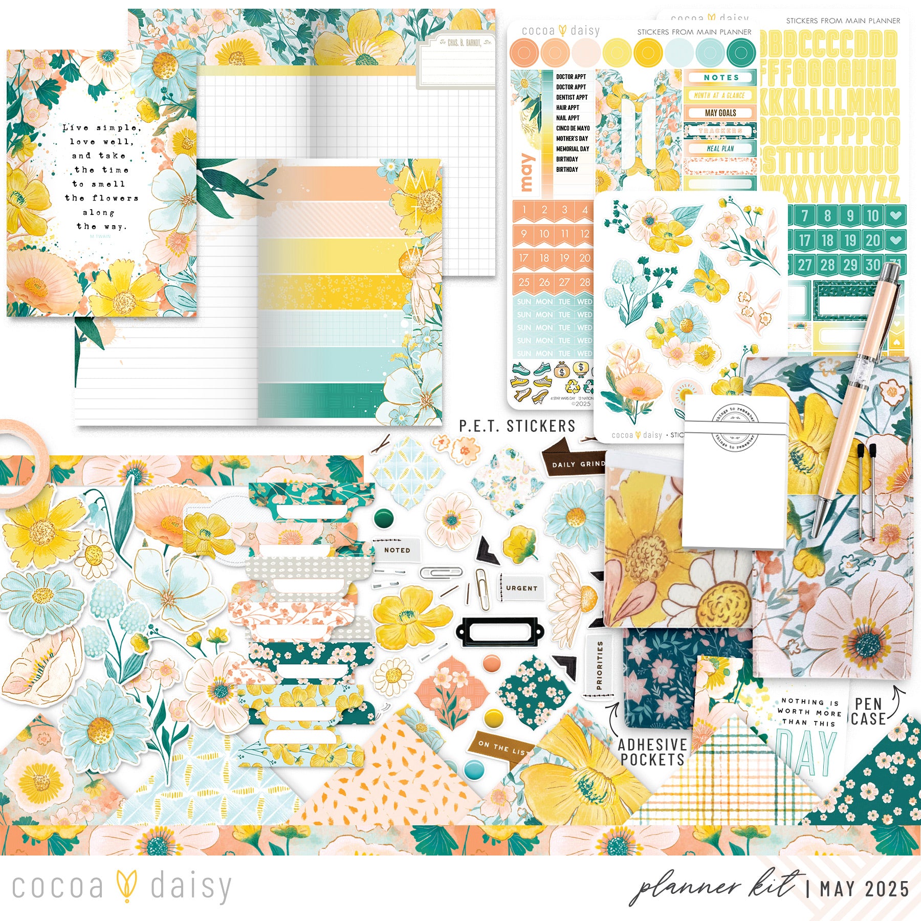 Flourish Planner Kit - Choose your insert or notebook - May 2025