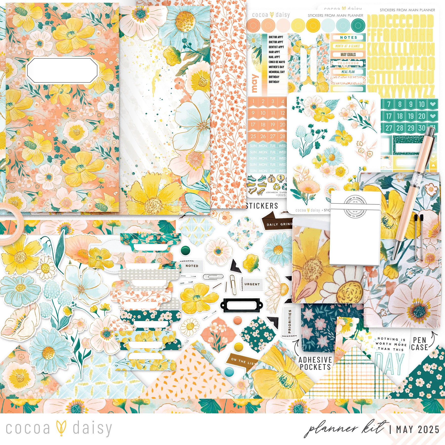 Flourish Planner Kit - Choose your insert or notebook - May 2025