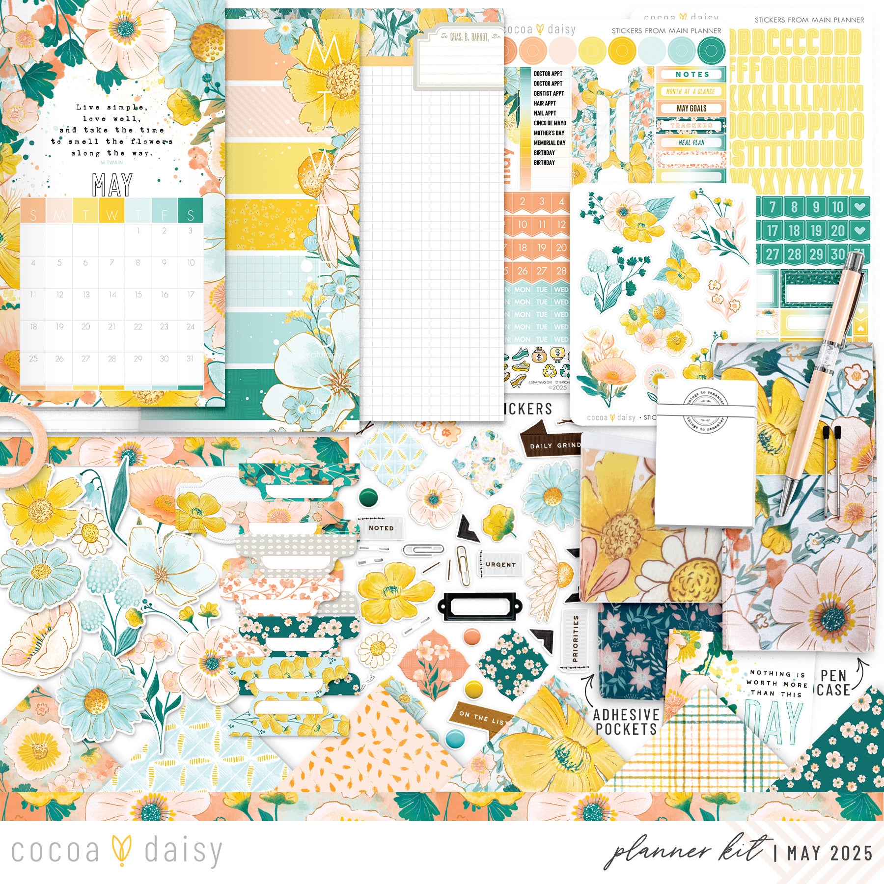 Flourish Planner Kit - Choose your insert or notebook - May 2025