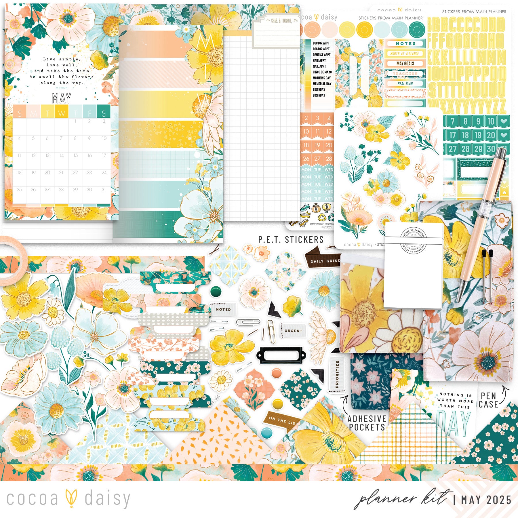 Flourish Planner Kit - Choose your insert or notebook - May 2025