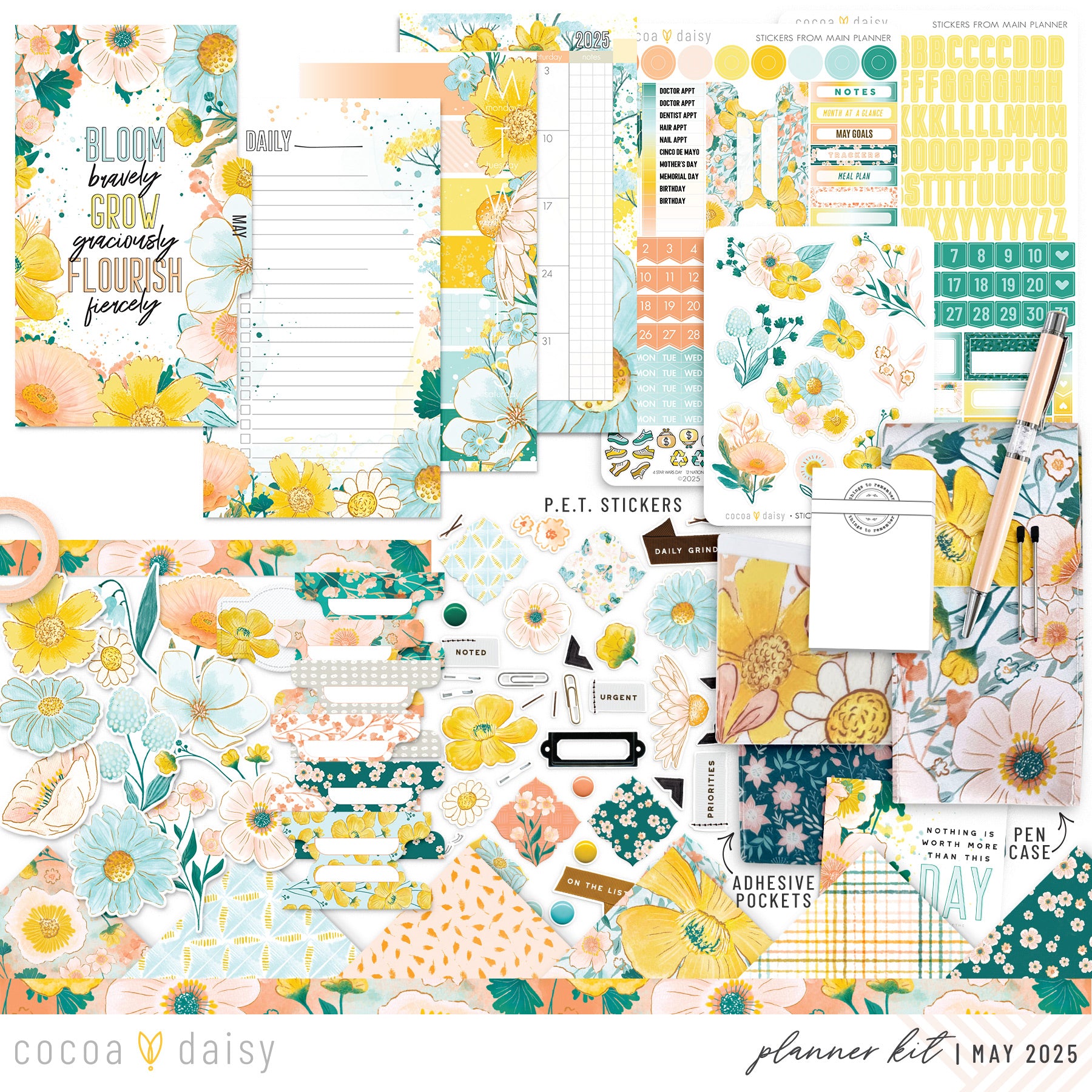 Flourish Planner Kit - Choose your insert or notebook - May 2025