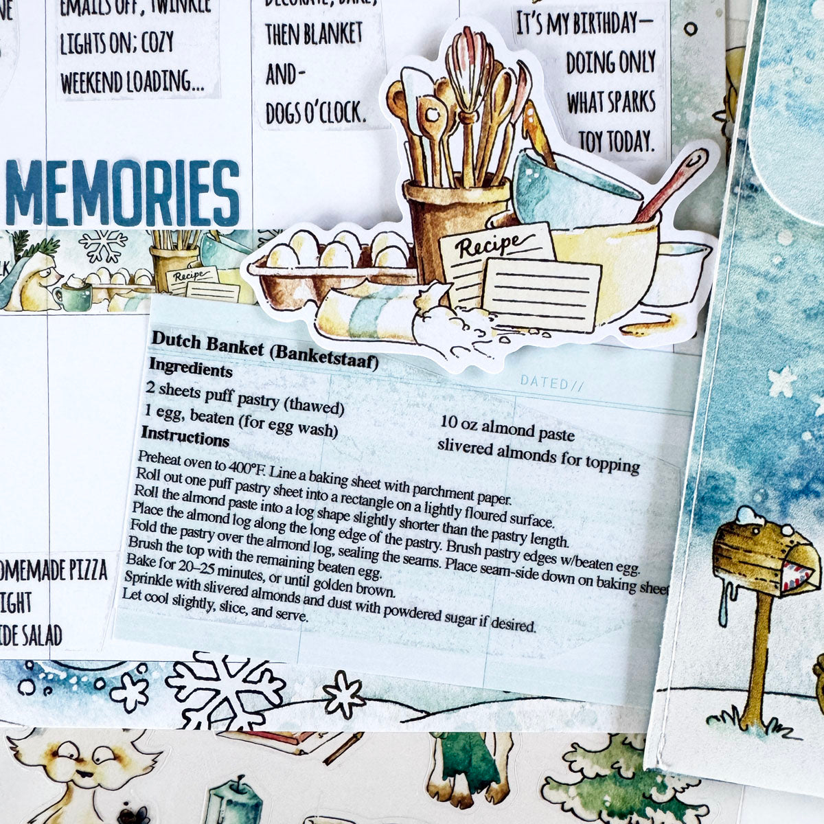 Snow Day Society Planner Kit - Choose your insert or notebook - December 2025