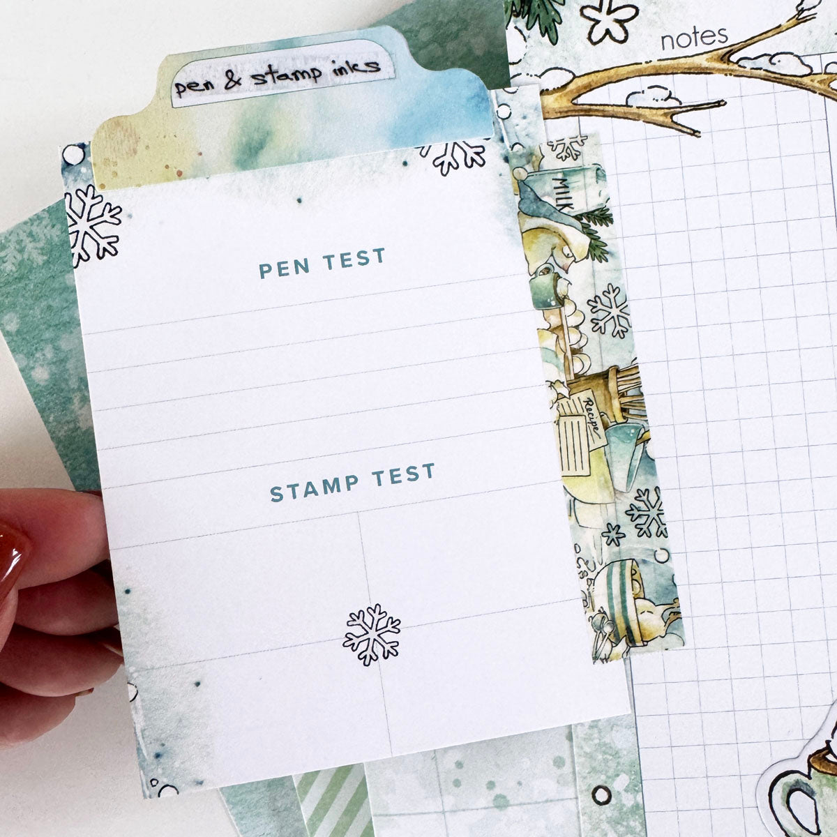 Snow Day Society Planner Kit - Choose your insert or notebook - December 2025