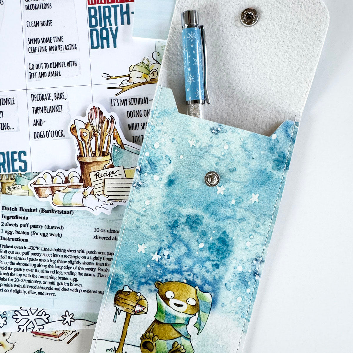 Snow Day Society Planner Kit - Choose your insert or notebook - December 2025