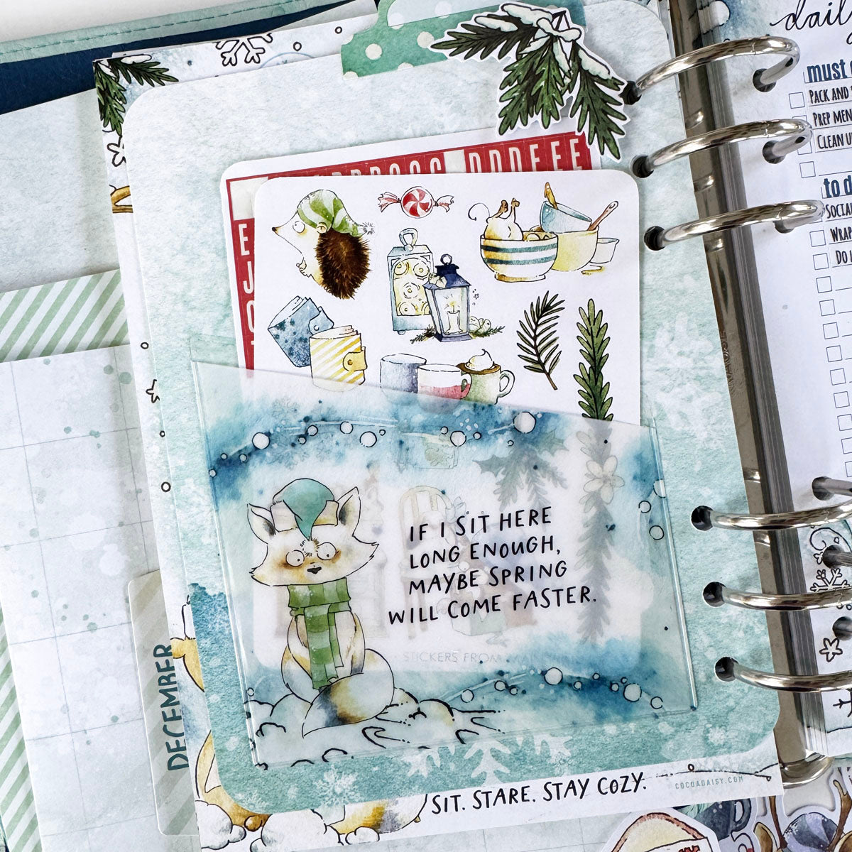 Snow Day Society Planner Kit - Choose your insert or notebook - December 2025