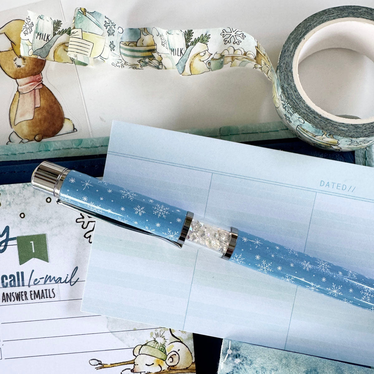 Snow Day Society Planner Kit - Choose your insert or notebook - December 2025