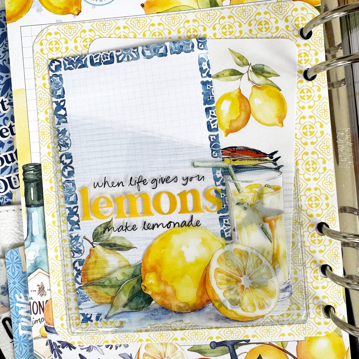 Mediterranean Muse Planner Kit - Choose your insert or notebook - June 2025