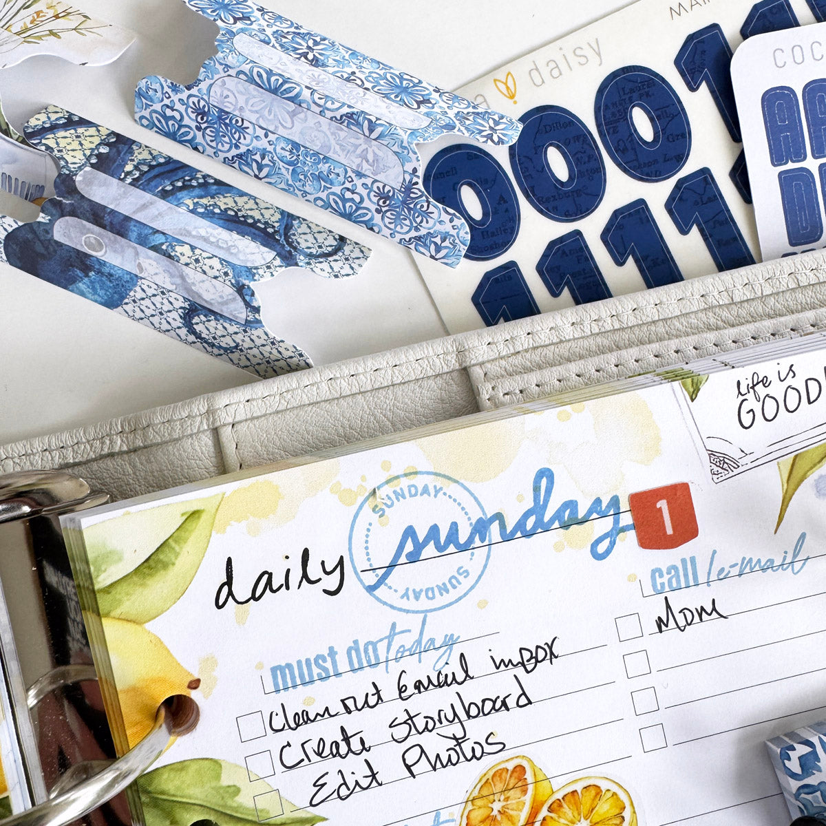 Mediterranean Muse Planner Kit - Choose your insert or notebook - June 2025