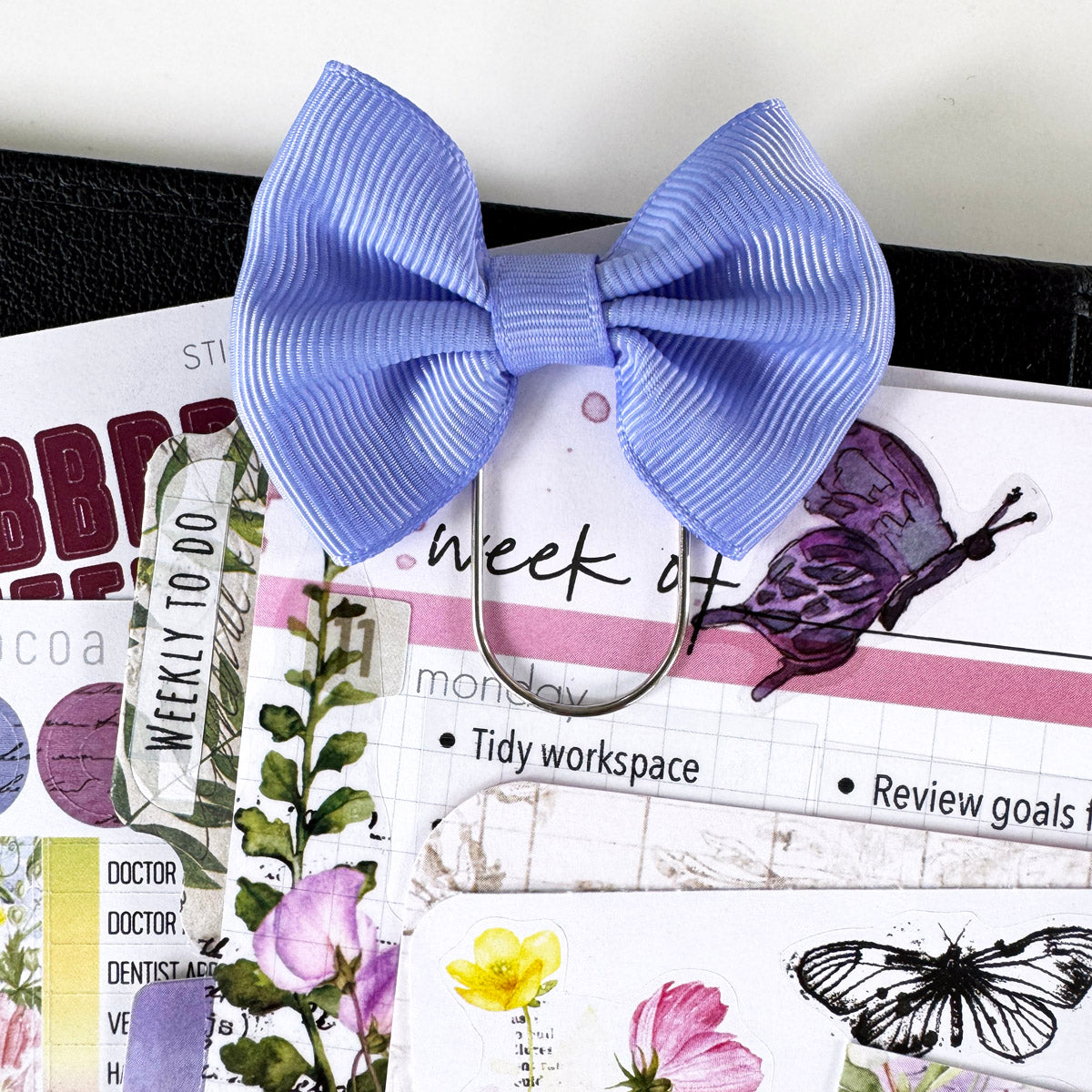 Flutterby Planner Kit - Choose your insert or notebook - August 2025