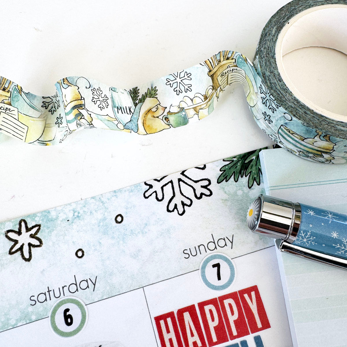 Snow Day Society Planner Kit - Choose your insert or notebook - December 2025