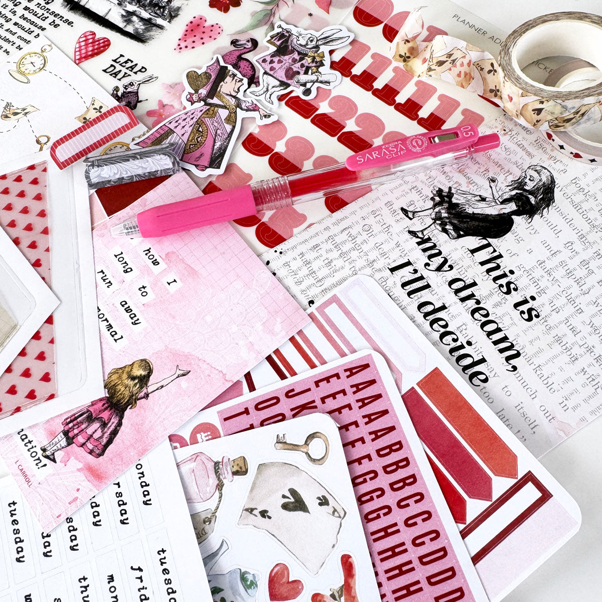 Wonderland Planner Add On February 2024