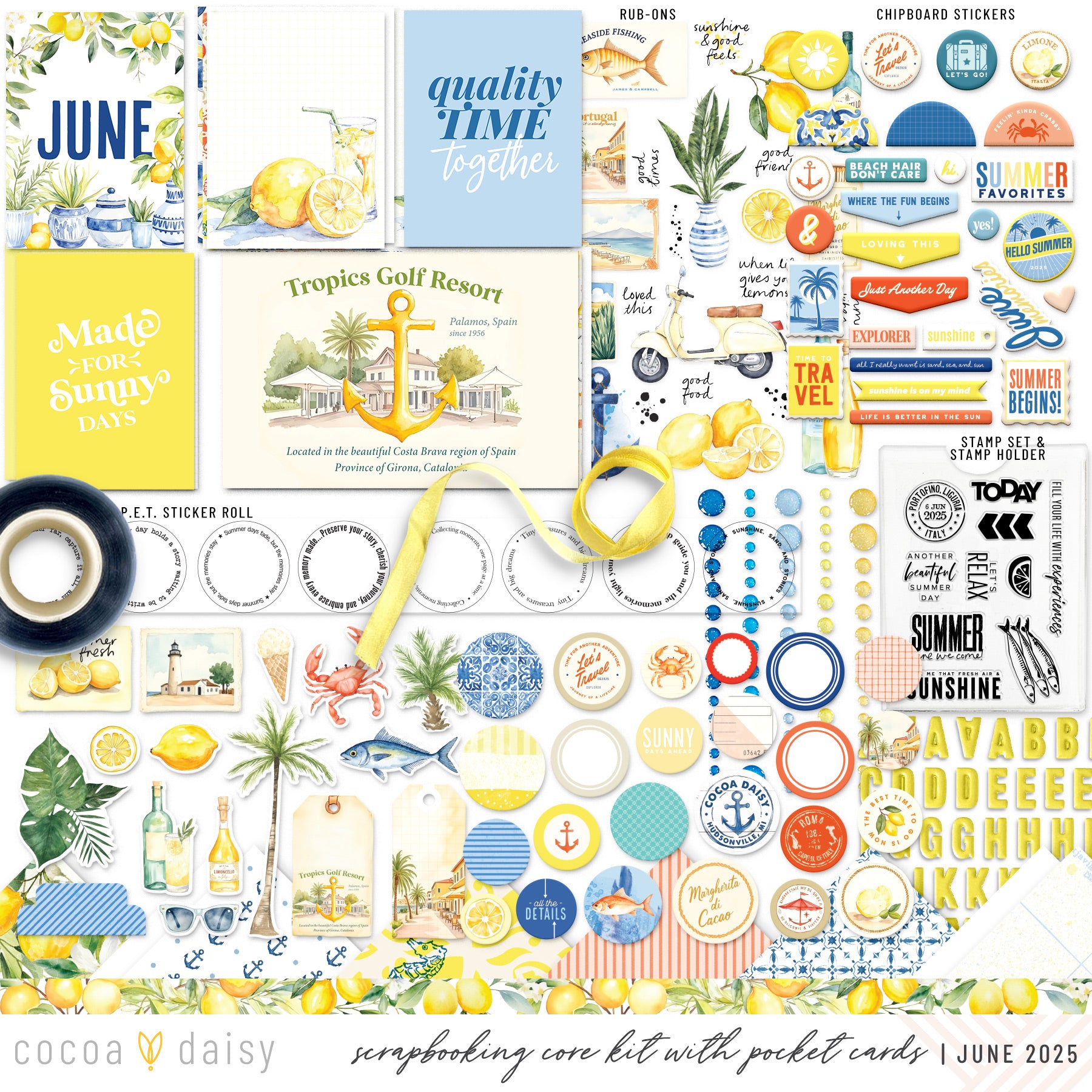 Mediterranean Muse Scrapbooking Kit - Choose Your Add On - June 2025