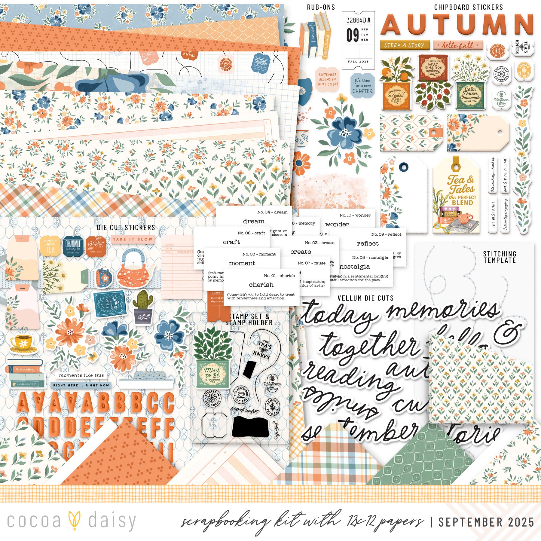 Chapters of September Scrapbooking Kit - Choose Your Add On - September 2025