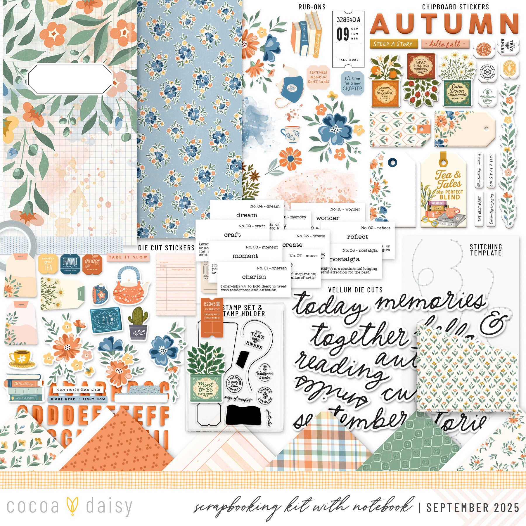 Chapters of September Scrapbooking Kit - Choose Your Add On - September 2025