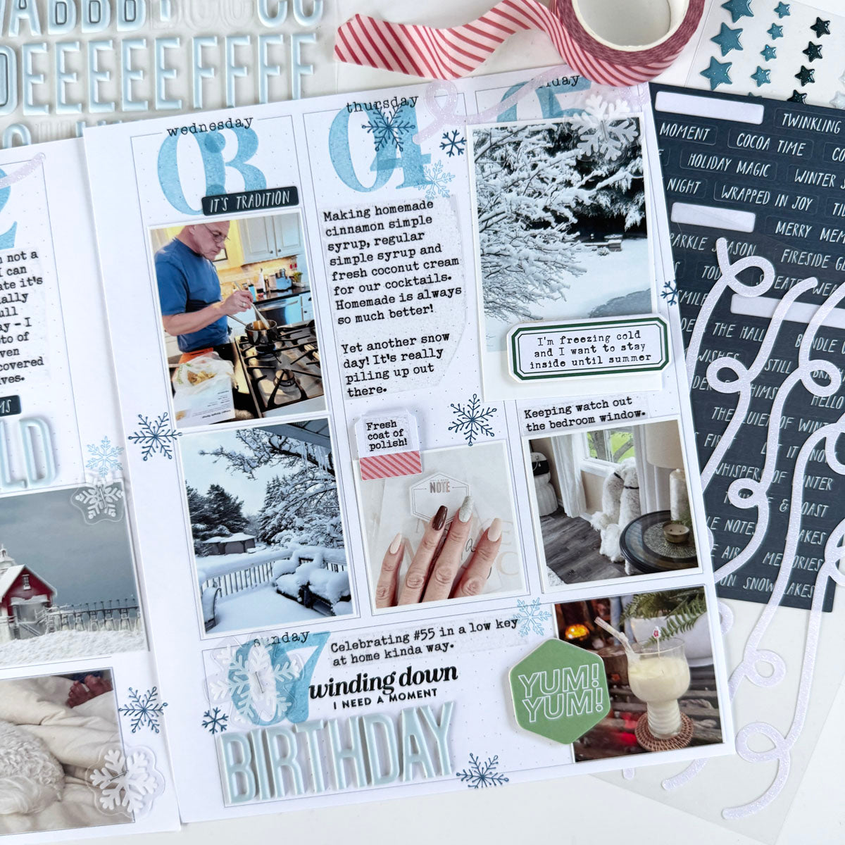 Snow Day Society Scrapbooking Kit - No Add Ons - December 2025