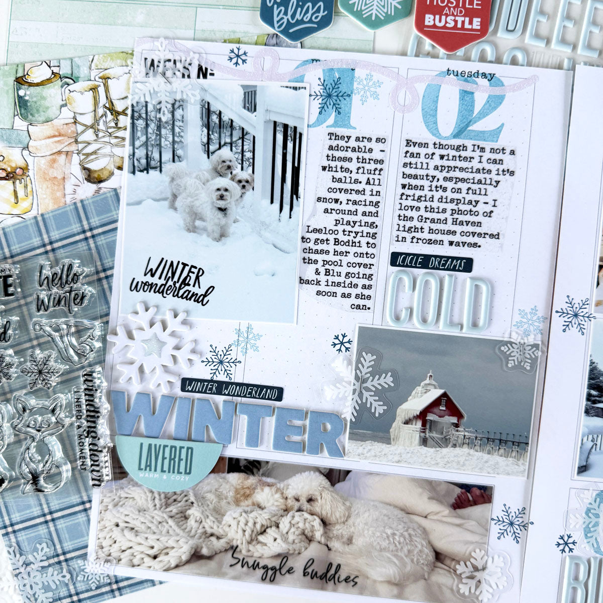 Snow Day Society Scrapbooking Kit - No Add Ons - December 2025