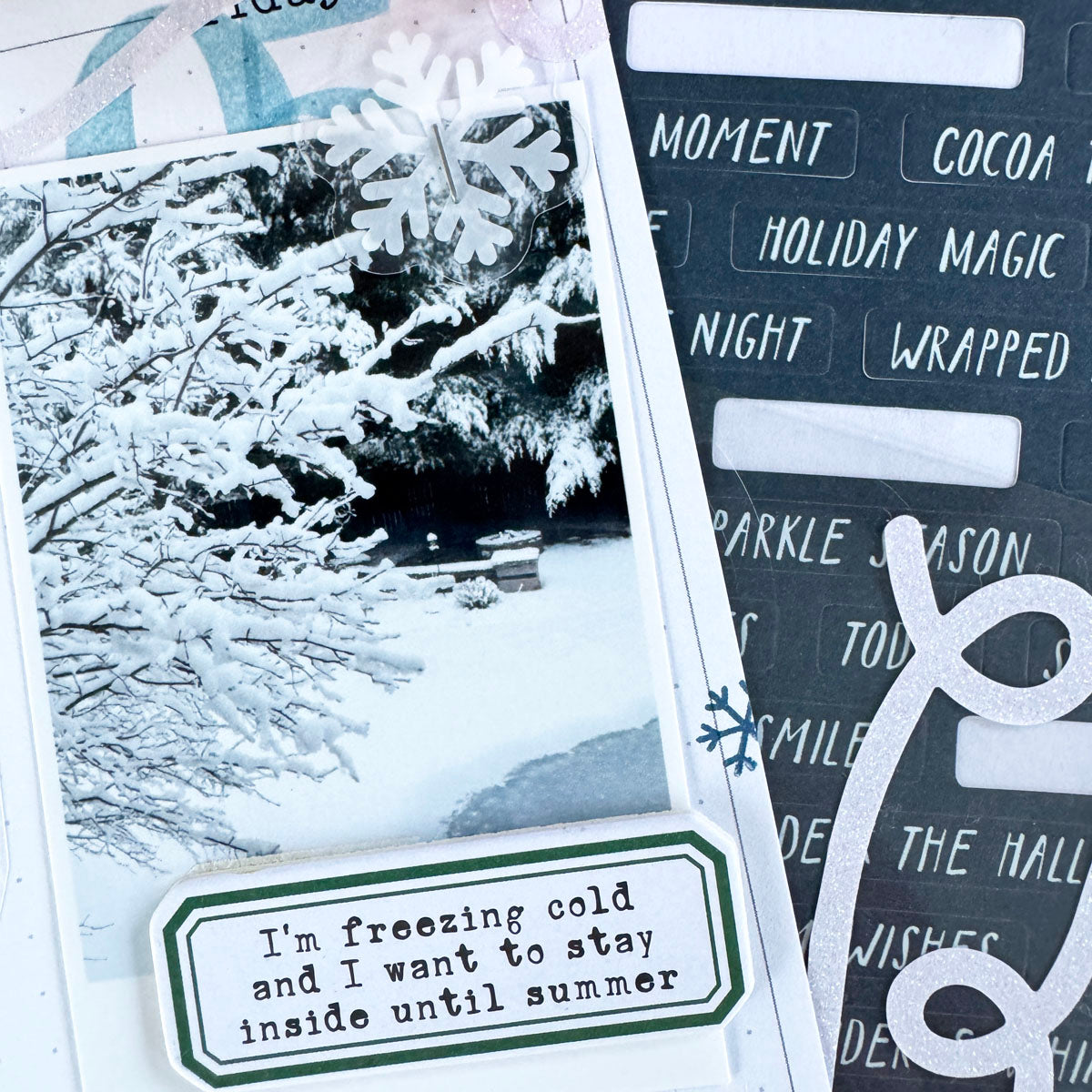 Snow Day Society Scrapbooking Kit - No Add Ons - December 2025