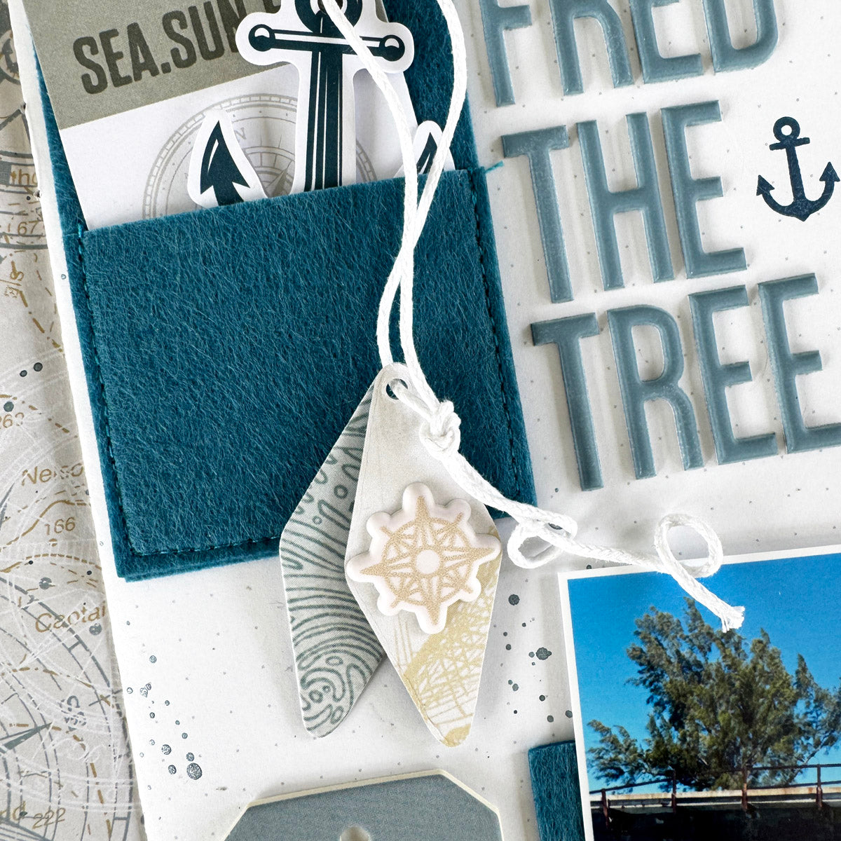 Where The Sea Dreams Scrapbooking Kit - Choose Your Add On - July 2025