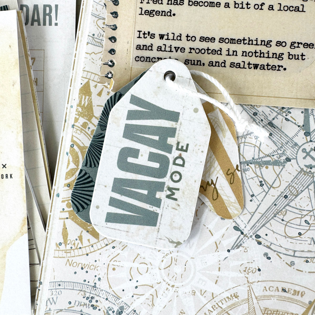 Where The Sea Dreams Scrapbooking Kit - Choose Your Add On - July 2025