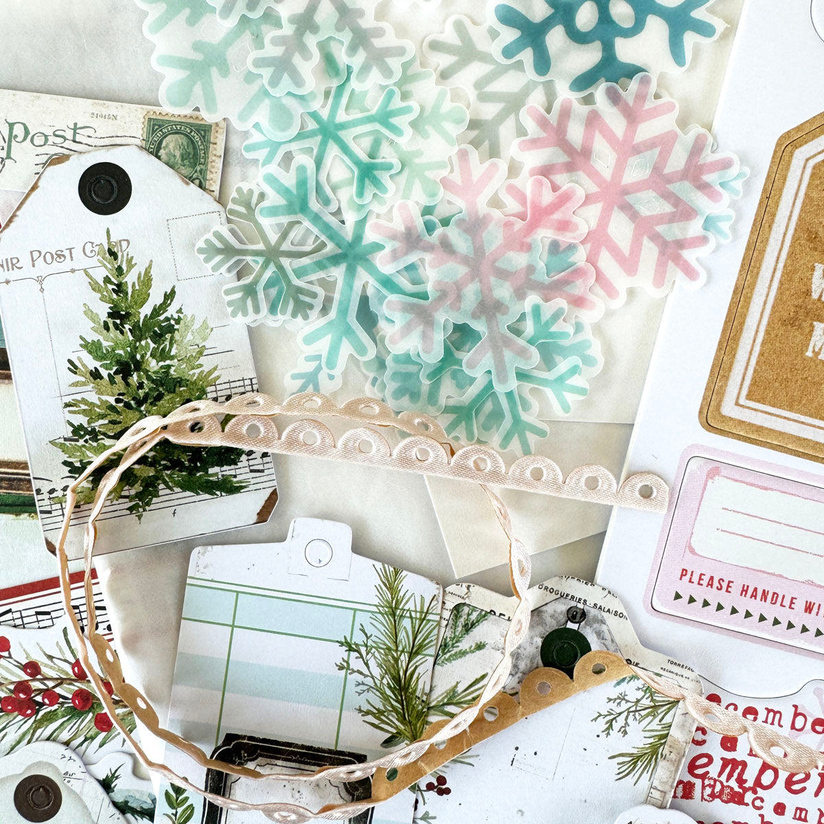 Cedar & Snow Scrapbooking Kit - Choose Your Add On - December 2024