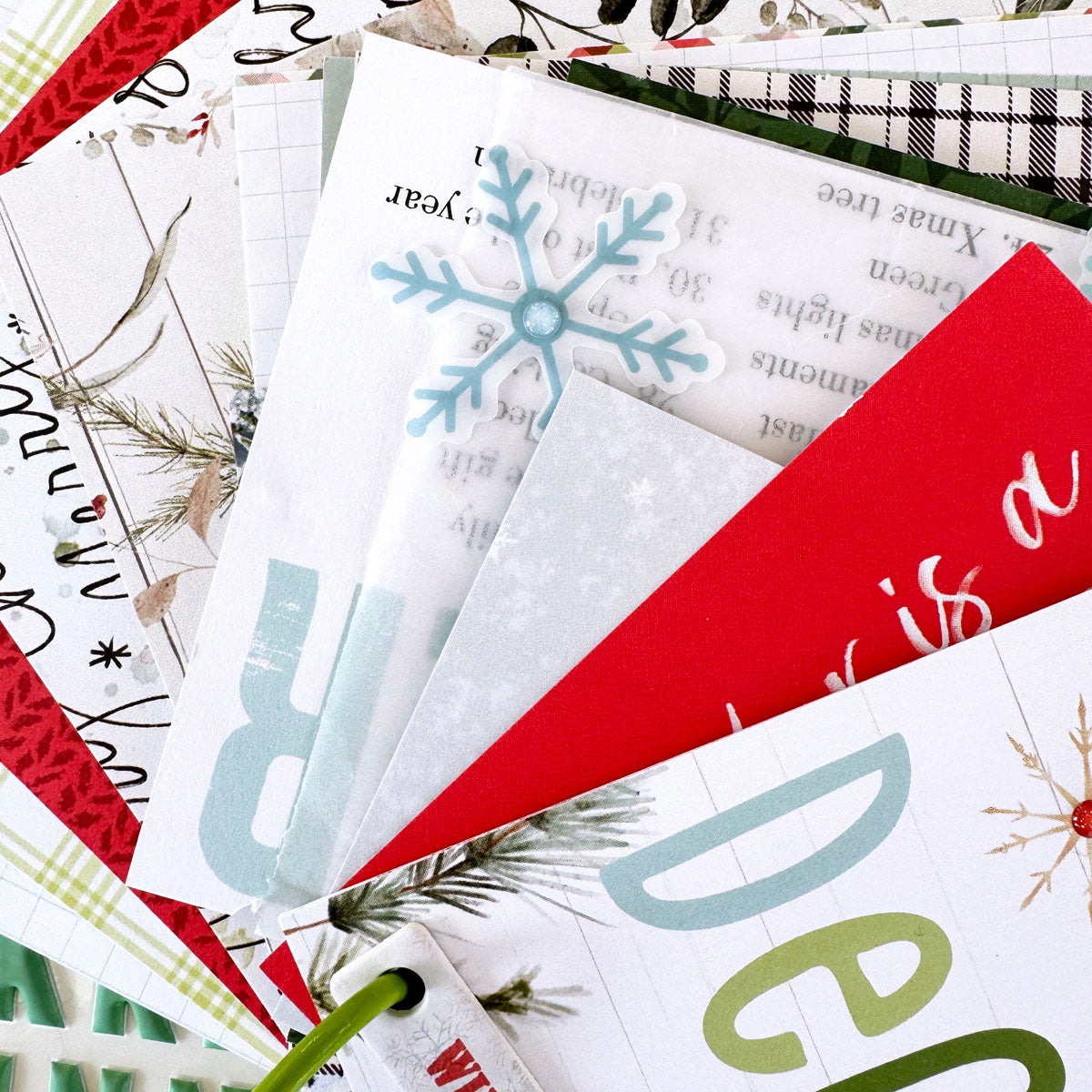 Cedar & Snow Scrapbooking Kit - Choose Your Add On - December 2024