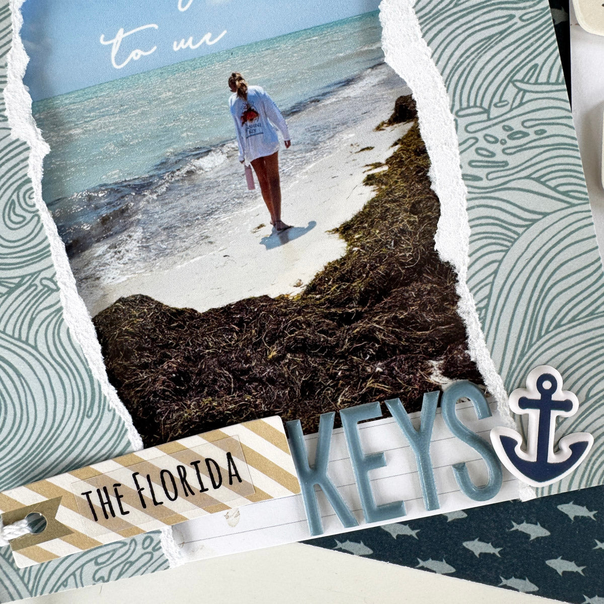 Where The Sea Dreams Scrapbooking Kit - Choose Your Add On - July 2025