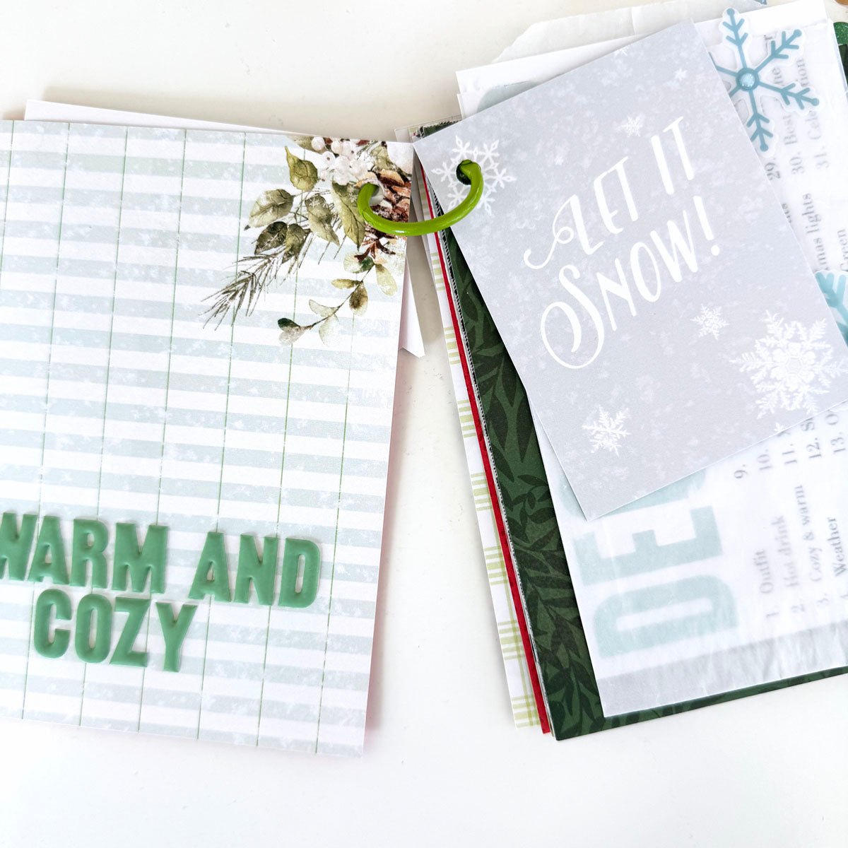 Cedar & Snow Scrapbooking Kit - Choose Your Add On - December 2024