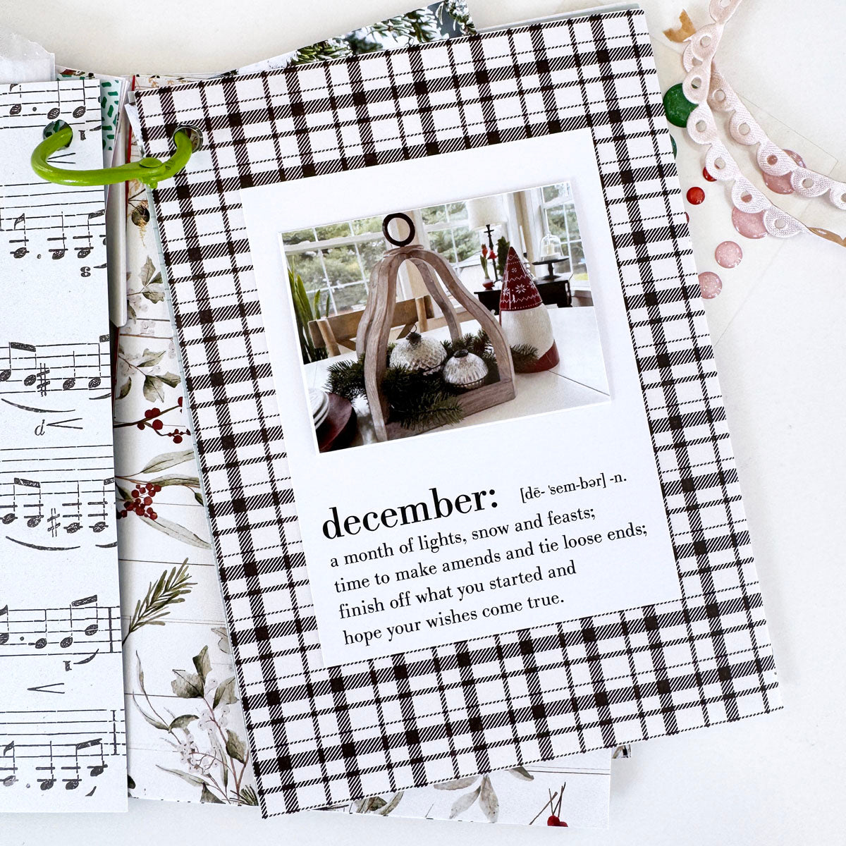 Cedar & Snow Scrapbooking Kit - Choose Your Add On - December 2024