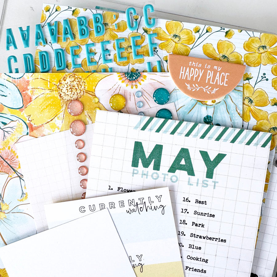 Flourish Scrapbooking Kit - Choose Your Add On - May 2025