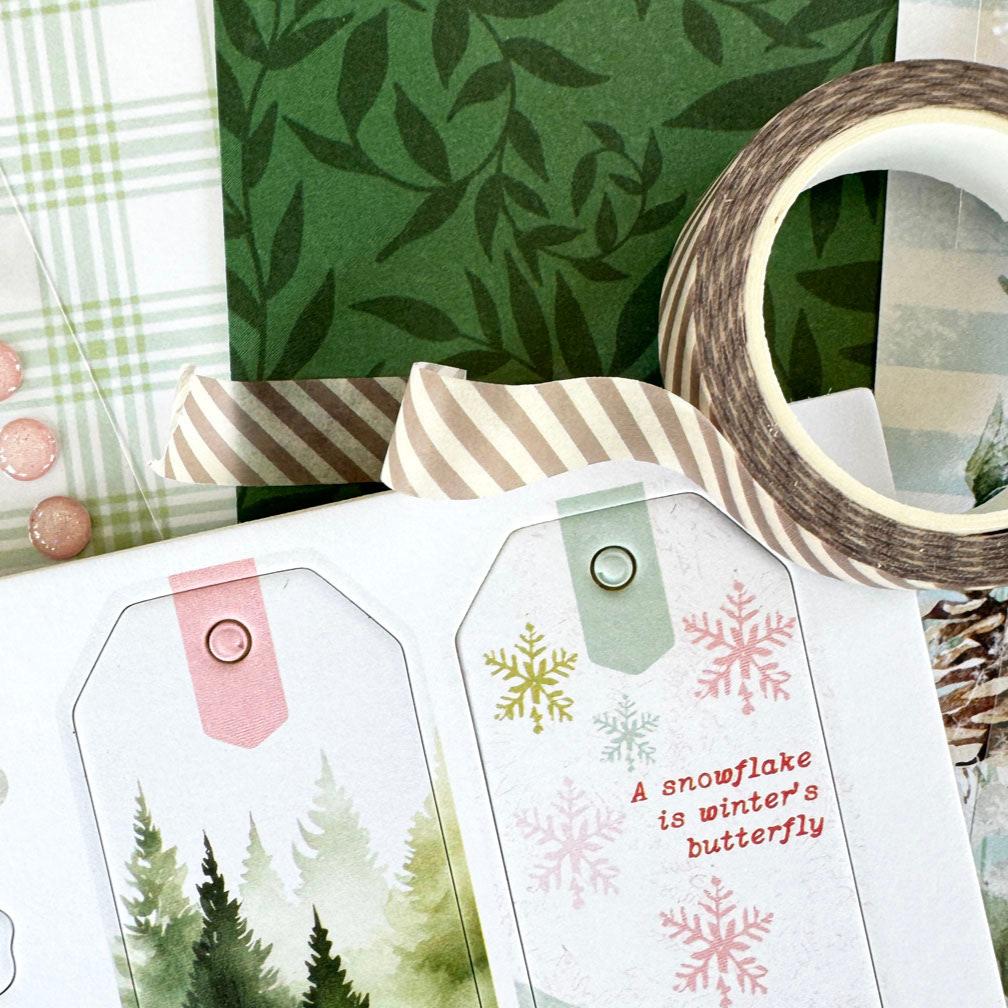 Cedar & Snow Scrapbooking Kit - Choose Your Add On - December 2024