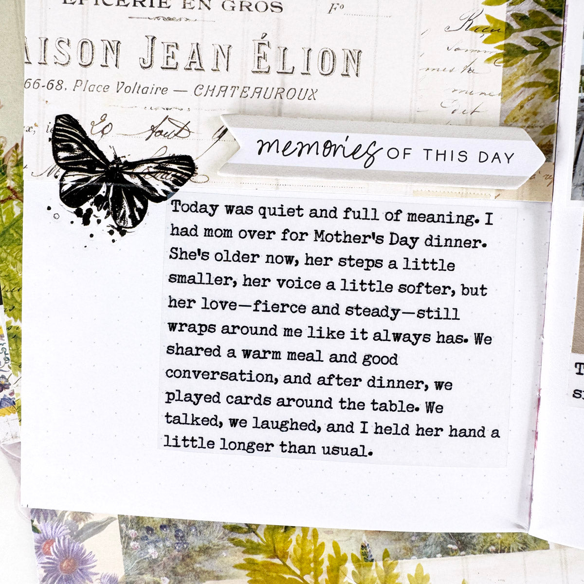 Flutterby Scrapbooking Kit - Choose Your Add On - August 2025