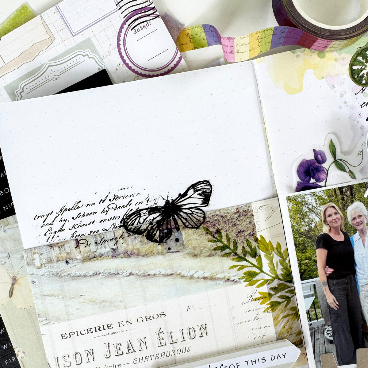 Flutterby Scrapbooking Kit - Choose Your Add On - August 2025