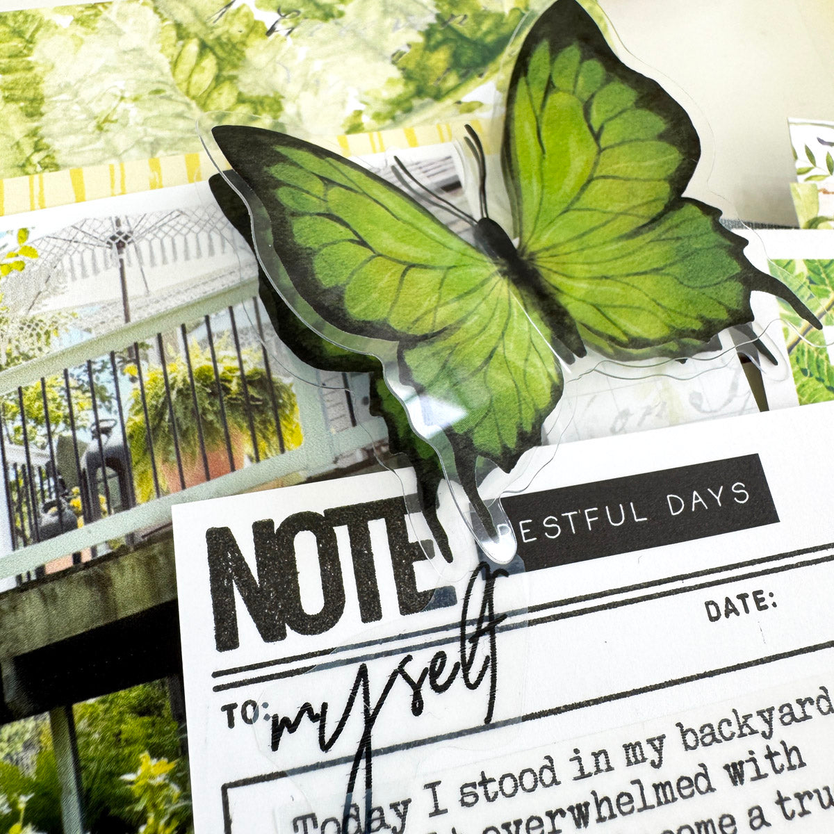 Flutterby Scrapbooking Kit - Choose Your Add On - August 2025