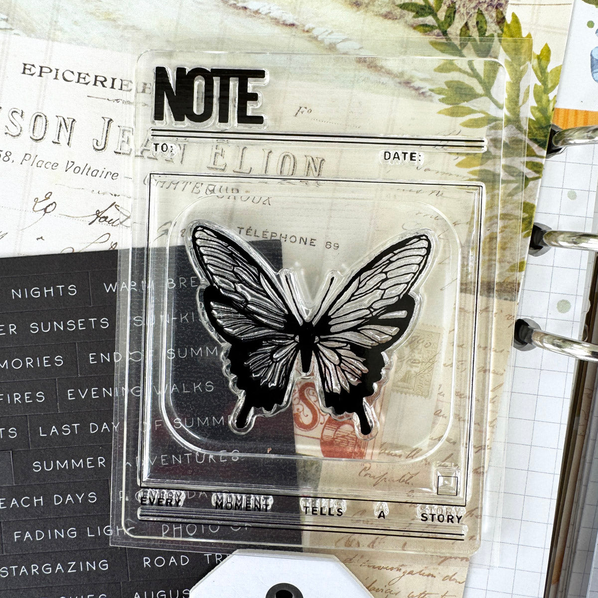 Flutterby Scrapbooking Kit - Choose Your Add On - August 2025
