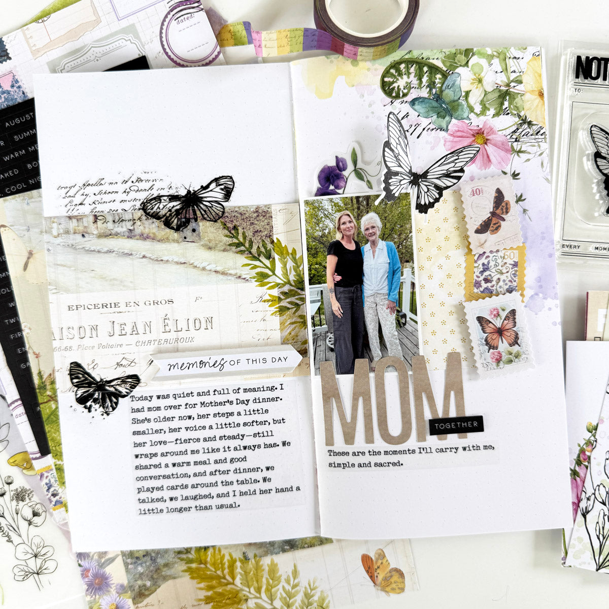 Flutterby SimpleDaisy Notebook - August 2025