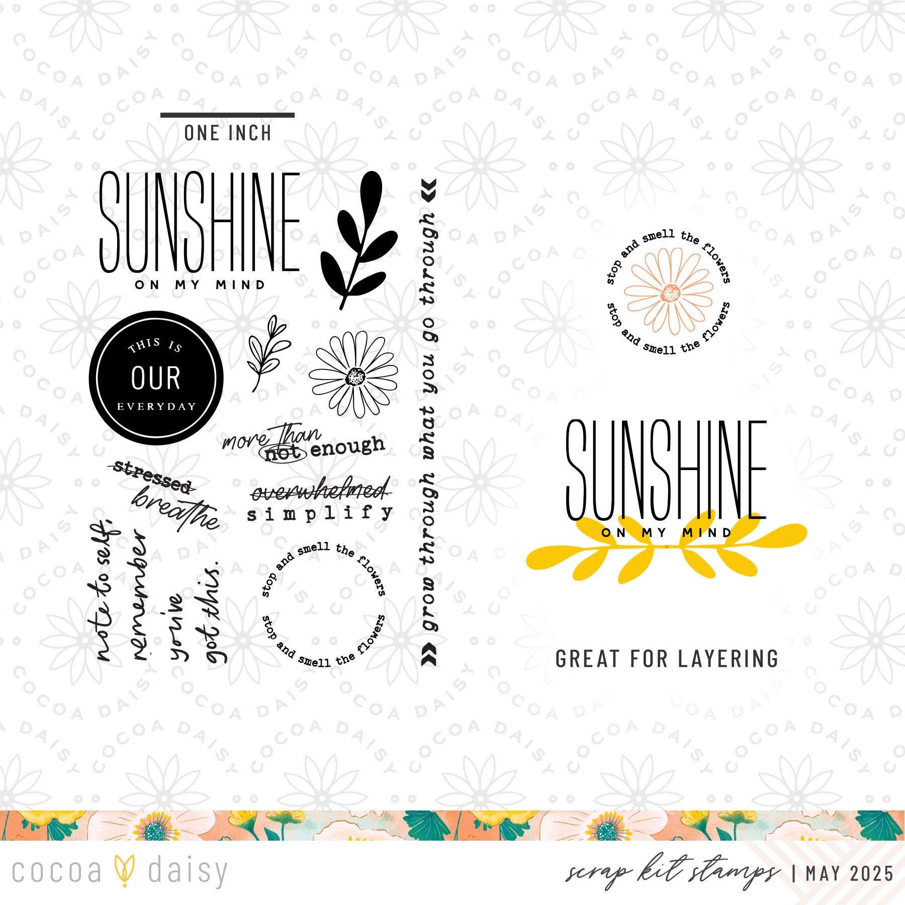 Flourish Scrapbooking Kit - Choose Your Add On - May 2025